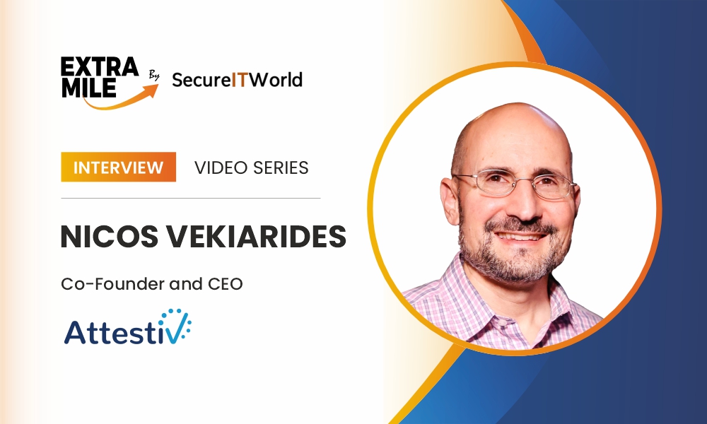 Nicos Vekiarides, Co-Founder and CEO of Attestiv Nicos Vekiarides, Co-Founder and CEO of Attestiv