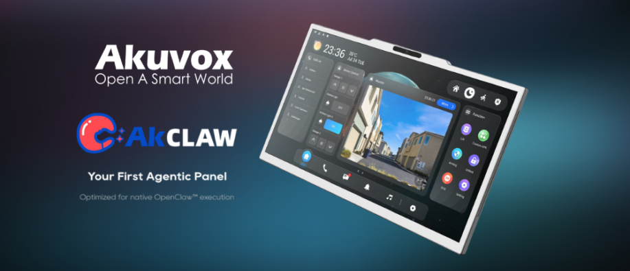 Akuvox AKClaw OpenClaw Indoor Panel