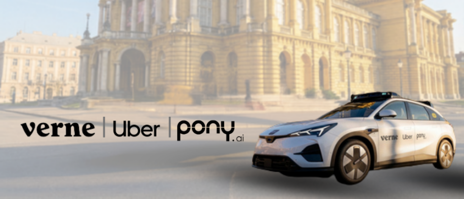 Europe’s First Robotaxi by Verne, Pony.ai, Ube