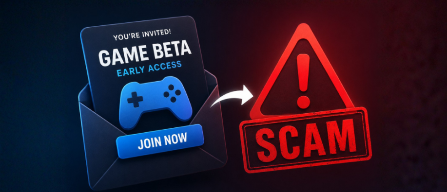 Fake Game Beta Invites & Early Access Scams Fake Game Beta Invites & Early Access Scams