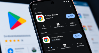 Fake Google Chrome App