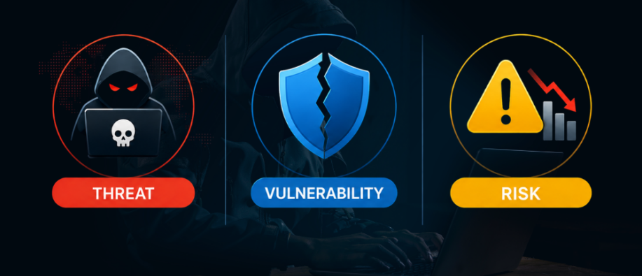 Threat vs Vulnerability vs Risk