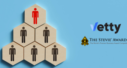 Vetty Wins Bronze Stevie Award